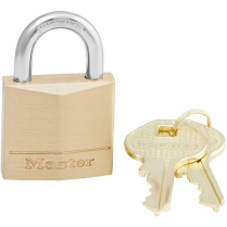 Master Lock 130D-KA Padlock 1-3/16" Solid Brass KA # 1B046