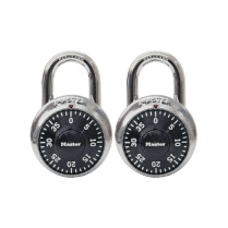 Master Lock Combo Padlock Twin-Pak-Carded