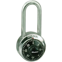 Master Lock 1502LH Black Dial 2" Padlock for Lockers