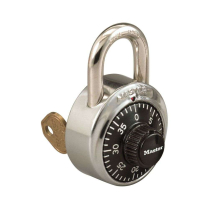Master Lock 1525-V61-KA Combination Padlock w/ Key Override