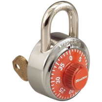 Master Lock 1525ORJ-V629 Combination Padlock w/ Key Override