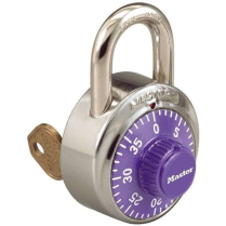 Master Lock 1525PRP-V629 Combination Padlock w/ Key Override