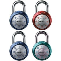Master Lock 1561DAST Combination Padlock 4 Pack