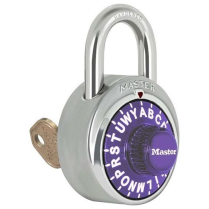 Master Lock 1585 Colored Dial Combination Padlock for Lockers