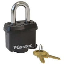 Master Lock No. 311NMK Covered Laminated Steel Padlock