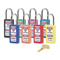 Master 411MKBLK Safety Padlock