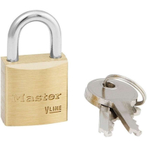 4120KA 123 SOLID BRASS PADLOCK 3/4" WIDE SOLID BRASS PADLOCK