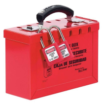 Master Lock 498A OSHA Portable Red Group Lock Box