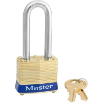 Master Lock No. 4KAMKLH Series Laminated Brass Padlock