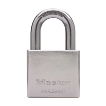 532DPF SOLID STEEL PADLOCK 2" WIDE CHROME PLATED BODY