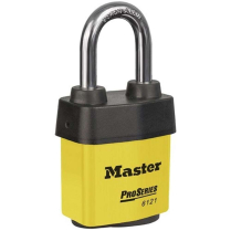 Master Lock No. 6121NKDLFYLW Pro Series Colored Padlocks