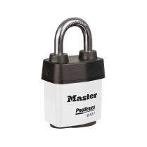 Master Lock No. 6121NKDWHT Pro Series Colored Padlocks