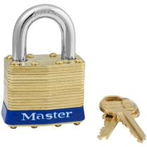 Master Lock No. 82NMK Series Laminated Brass Padlock