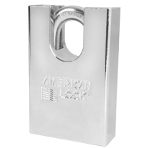 American No. A748 Solid Steel Shrouded Padlock