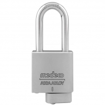 Medeco 50-0553L AWP 5/16" Dia B shackle, Less Cyl, 1-7/8" cl