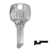 National D8798 6 Disc Tumbler Key Blank
