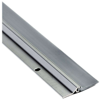 NGP 97V-48 Mill Aluminum With 1 Grey Vinyl Door Sweep 48