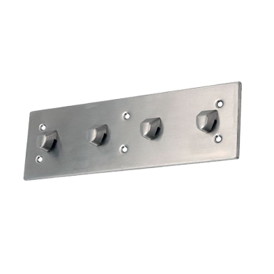 Norix ITS-410 Front Mount Towel 4 Hook Strip