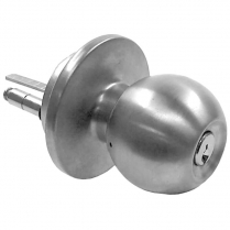 S. Parker KL520 SS Ball Knob Keyed Lock, Panic Device SC1 Kw
