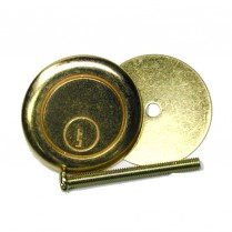 Progressive 195BP Dummy Rim Cylinder, Brass Plated