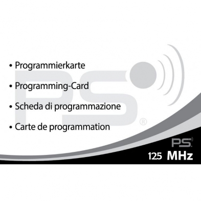 PS Lock Programming Card