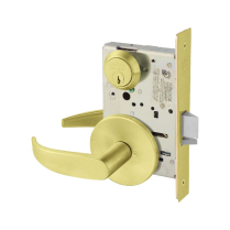 Sargent 56-8204-OP-04-RH Storeroom Brass RH 8200 Mort MELR