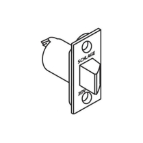 11-116 605 SPRING LATCH 2-3/4" BRASS SQUARE CORNER WFL