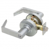 Schlage ALX80J-RHO-622 Rhodes Storeroom Matte Black Lever