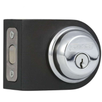 Schlage B60N-625 Deadbolt, Single Cylinder, Bright Chrome