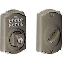 BE365 CAM 620 KEYPAD DEADBOLT ANTIQUE NICKEL SK#043156894536