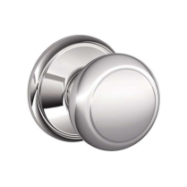Schlage F10-and-625 Passage Latch, andover Knob