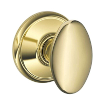 F10 SIE 605 SIENA 16-080 BRASS PASSAGE KNOB