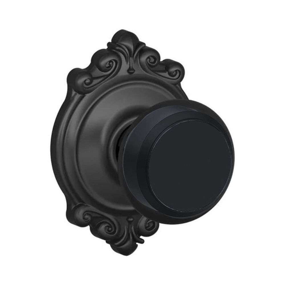 Schlage f170-bwe-add Bowery SingleダミードアノブからThe Fシリーズwithデコラ、 F170BWE622ADD Schlage F170 BWE 622 GSN Greyson Collection Bowery Dummy Trim Knob