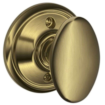 F170 SIE 609 SIENA EGG KNOB ANTIQUE BRASS SINGLE DUMMY