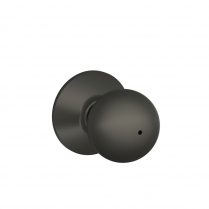 Schlage F40-ORB-613 Privacy Lock, Orbit Knob
