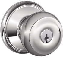 F51 GEO 625 GEORGIAN 16-086 BRIGHT CHROME KEYED ENTRY