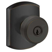 Schlage F-Series F51A BWE 716 GRW w/ Greenwich Rosette