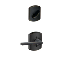 Schlage F-Series F59 LAT 716 GRW w/ Greenwich Rosette