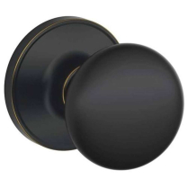 Schlage J10 STR 716 Stratus Knob Aged Bronze Passage Knob