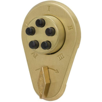 Kaba Simplex Push Button Deadbolt, 1-3/4"-2-1/8" Dr