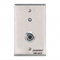 Securitron KP1 Keyswitch Momentary Single Gang, Tubular Key