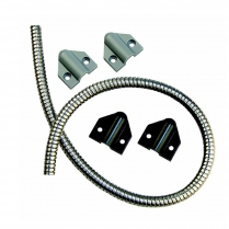 Securitron TSB-C Door Cord with Gray Caps, 18"