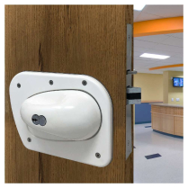 Securitech SUK2C-HW-SK2 RH Hosptl Trim Dbl Cyl Stl Sargent