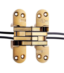 SOSS Hardware 418PTUS4 1-3/4 90/180 F Invis Pwr Hinge Brss