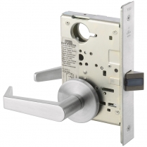 Accentra AUR8801FL-626 Mortise Passage, Aur Trim, Satin Chrome