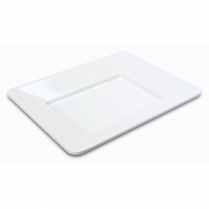 Delfin Pacific Rim Rectangular Tray 12 x 10 x1.5" White