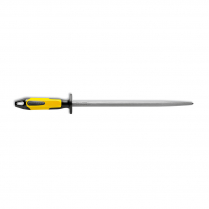 F.Dick Sharpening Steel Round Regular-Cut Yellow/Black 12"
