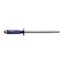 F.Dick Sharpening Steel Oval Fine-Cut Blue/Black 10"
