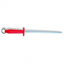 F.Dick Sharpening Steel Round Fine-Cut Red 10"