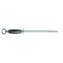 F.Dick 1905 Sharpening Steel Round Regular-Cut Black 10"